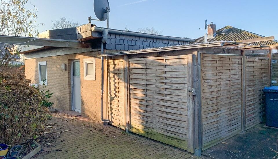 Abstellraum an Garage