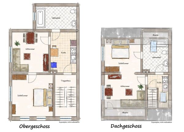 Obergeschoss && Dachgeschoss
